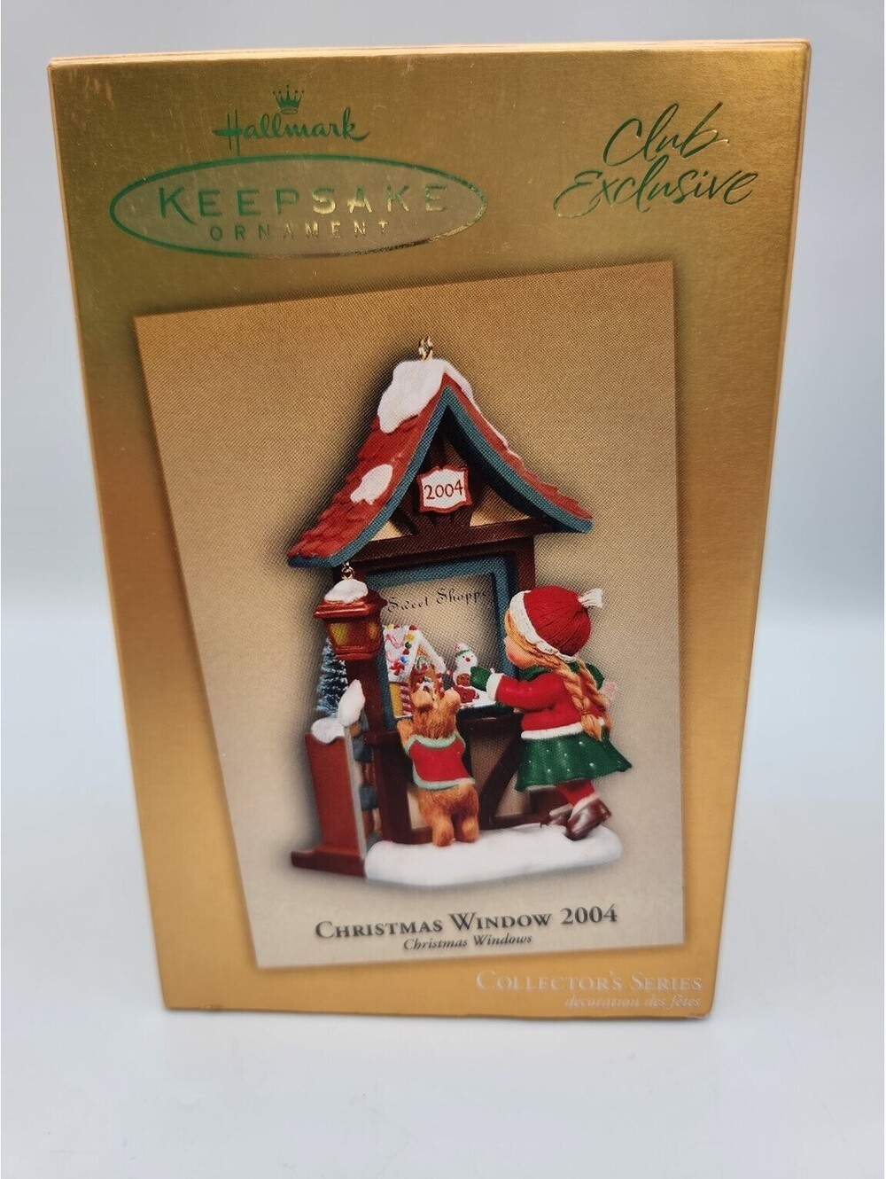 Hallmark Keepsake Ornament 2004 Christmas Window Club Exclusive Collector's E11